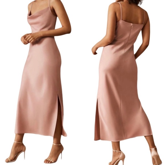 Sachin + Babi Dresses & Skirts - Sachin + Babi Pink Satin Dress